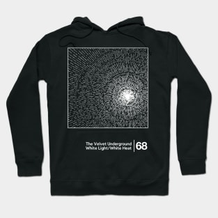 White Light/White Heat / Minimalist Graphic Artwork Design Hoodie